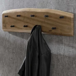 Wohnen Garderoben<Wandgarderobe mit neun Kleiderhaken - Varabera