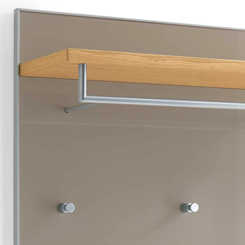 Wohnen Garderoben<Wandpaneel Garderobe Diecca in Taupe