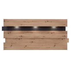 Wohnen Regale<Wandpaneel mit Ablage & LED Beleuchtung - Kuetra