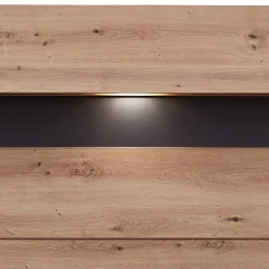Wohnen Regale<Wandpaneel mit Ablage & LED Beleuchtung - Kuetra