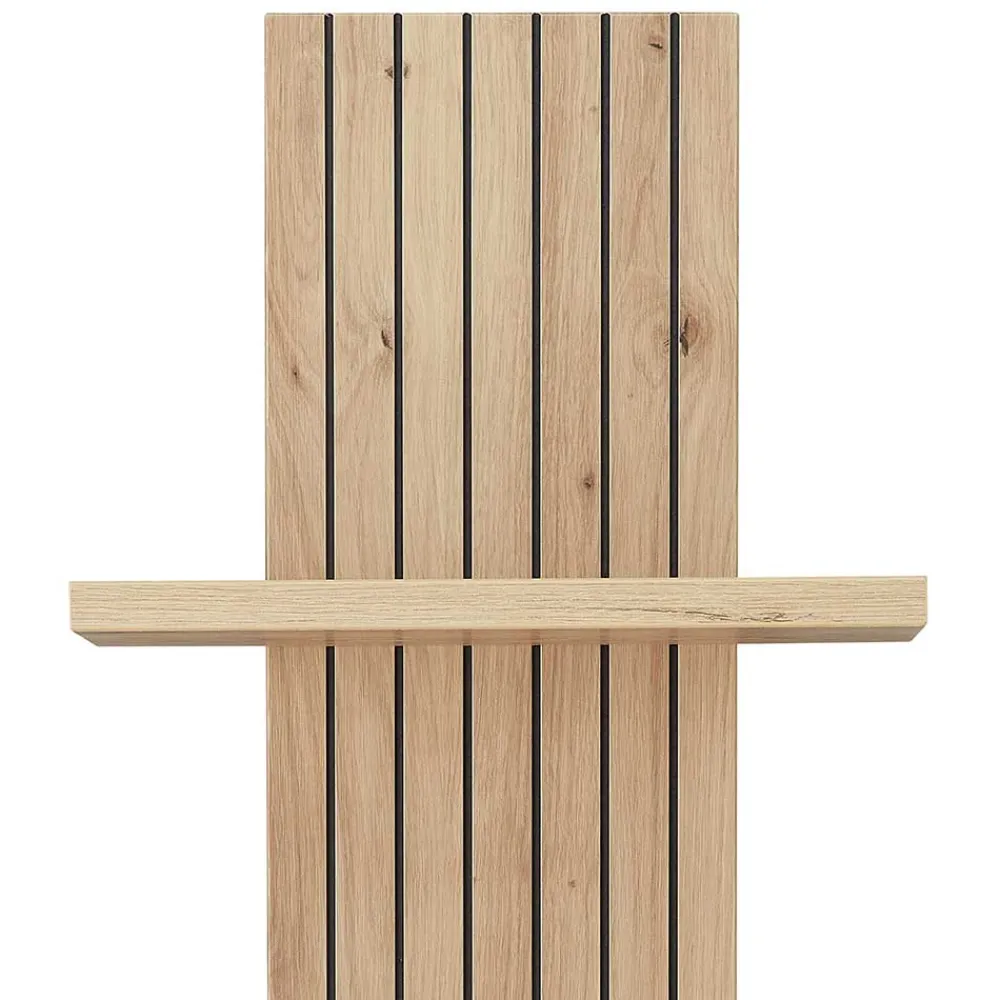 Wohnen Regale<Wandregal in Wildeiche Holzoptik - Hilona