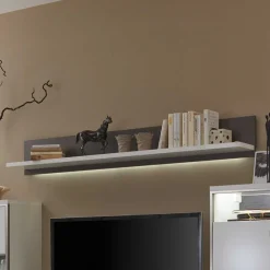 Wohnen Regale<Wandregal Tacroma mit LED Beleuchtung