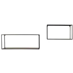 Wohnen Regale<Wandregale ohne Rückwand Set - Krona (zweiteilig)