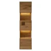 Wohnen Vitrinen<Wand-Vitrine aus Wildeiche Massivholz - Millena