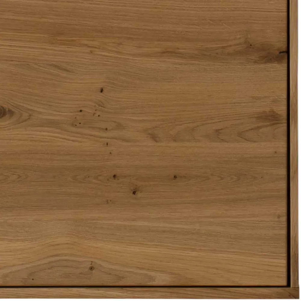 Wohnen Vitrinen<Wand-Vitrine aus Wildeiche Massivholz - Millena