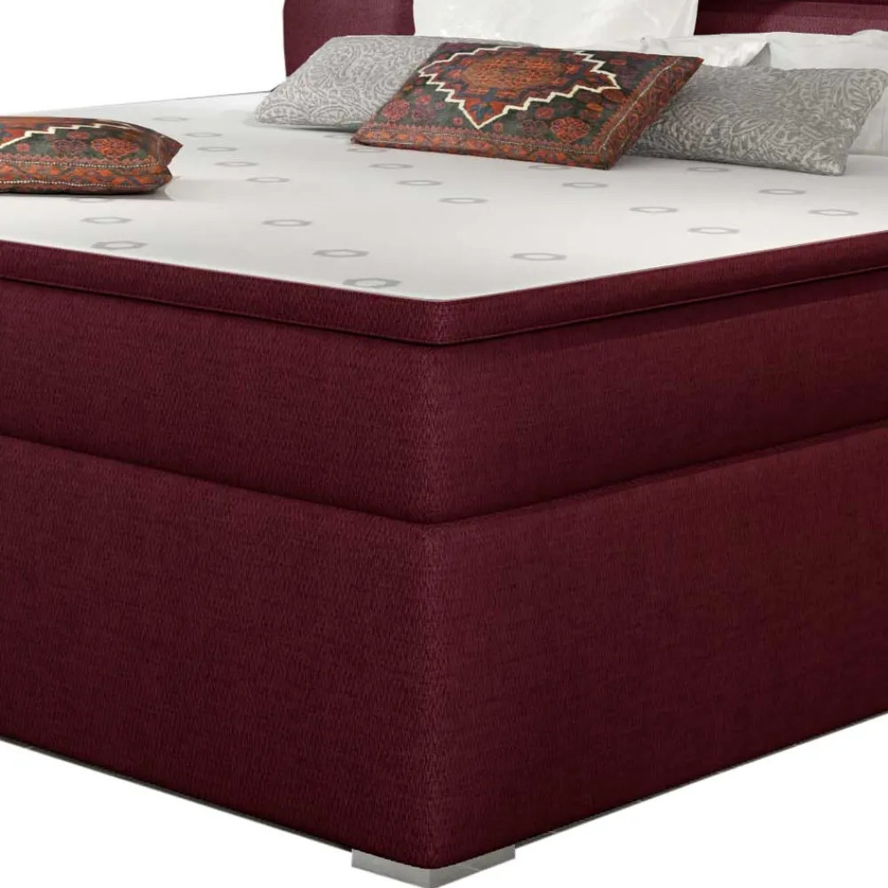 Wohnen Betten<Webstoff Boxbett in Magenta - Kitchin
