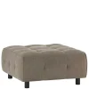 Wohnen Hocker<Webstoff Couchhocker in Graugrün - Visaraldo