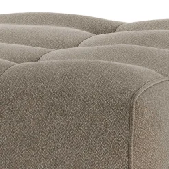 Wohnen Hocker<Webstoff Couchhocker in Graugrün - Visaraldo