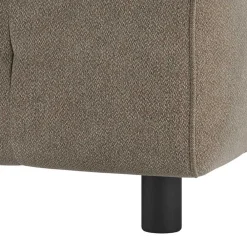 Wohnen Hocker<Webstoff Couchhocker in Graugrün - Visaraldo