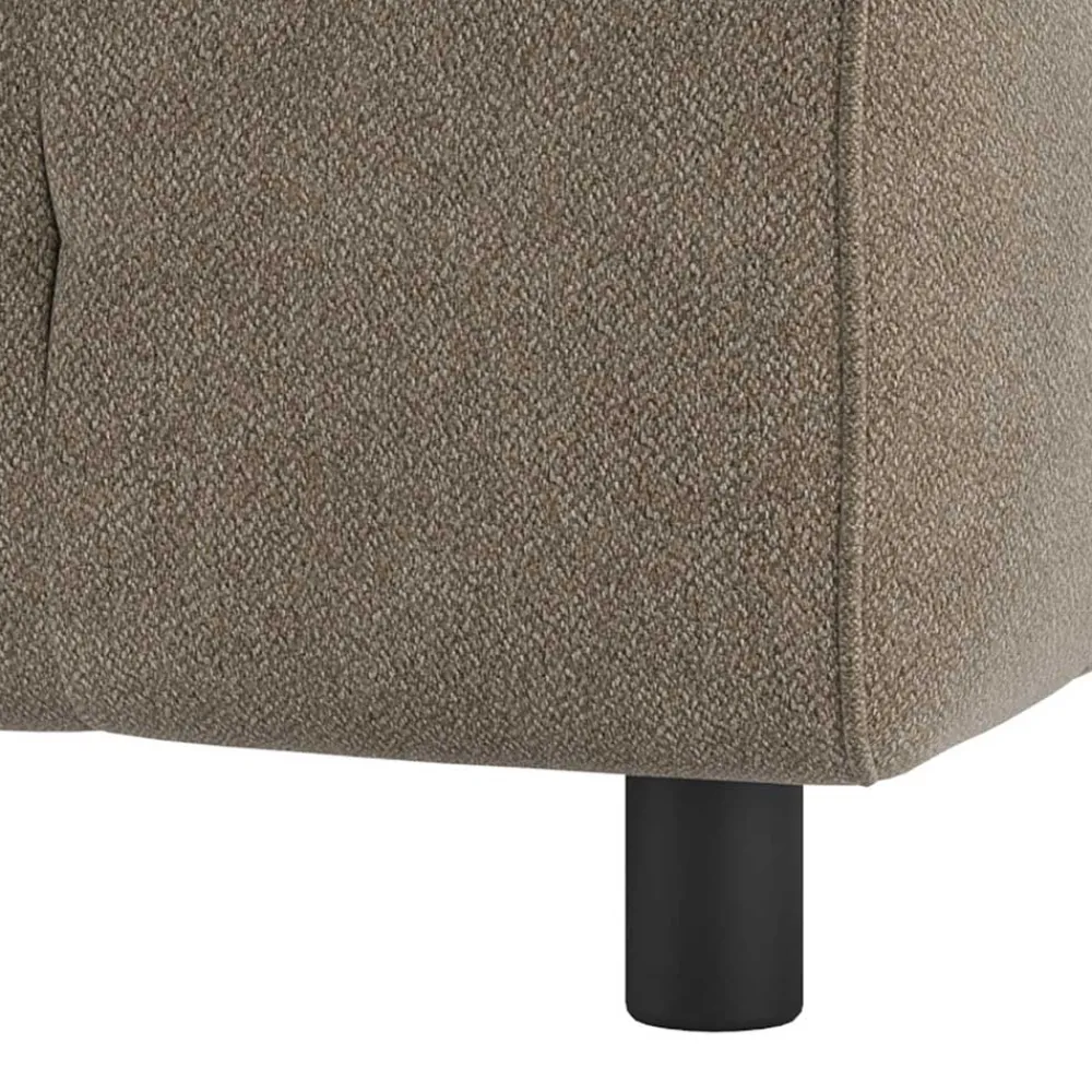 Wohnen Hocker<Webstoff Couchhocker in Graugrün - Visaraldo