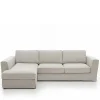 Wohnen Sofas<Webstoff Ecksofa in Hellgrau - Coisma