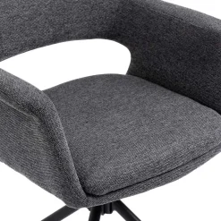 Wohnen Stühle<Webstoff Tischsessel drehbar - Lameiro (2er Set)
