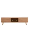 Wohnen Tv & Hifi-Möbel|Lowboards<Weiß geöltes TV Board aus Eiche Massivholz - Bakaras