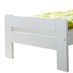 Wohnen Betten<Weiß lackiertes Holzbett günstig - Jean