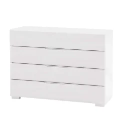 Wohnen Sideboards|Kommoden<Weiße Holzkommode Anvidia aus Buche massiv