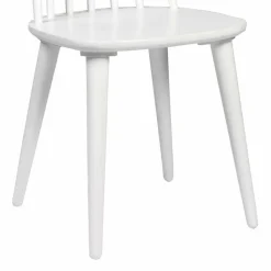 Wohnen Stühle<Weiße Holzstühle aus Massivholz - Valtoma (4er Set)