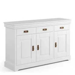 Wohnen Sideboards<Weiße Kombi-Kommode im Landhausstil - Presto
