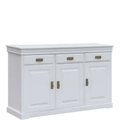 Wohnen Sideboards<Weiße Kombi-Kommode im Landhausstil - Presto