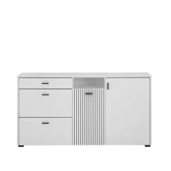 Wohnen Sideboards<Weiße Kombi-Kommode mit 1,50 m Breite - Dualkos