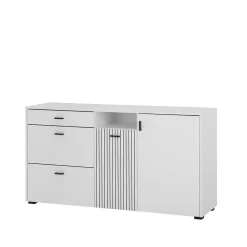Wohnen Sideboards<Weiße Kombi-Kommode mit 1,50 m Breite - Dualkos