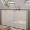 Wohnen Sideboards<Weiße Kommode 5-türig - Ejulia (dreiteilig)