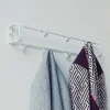 Wohnen Garderoben<Weiße Stahl-Wandgarderobe mit 60cm Breite - Torosma