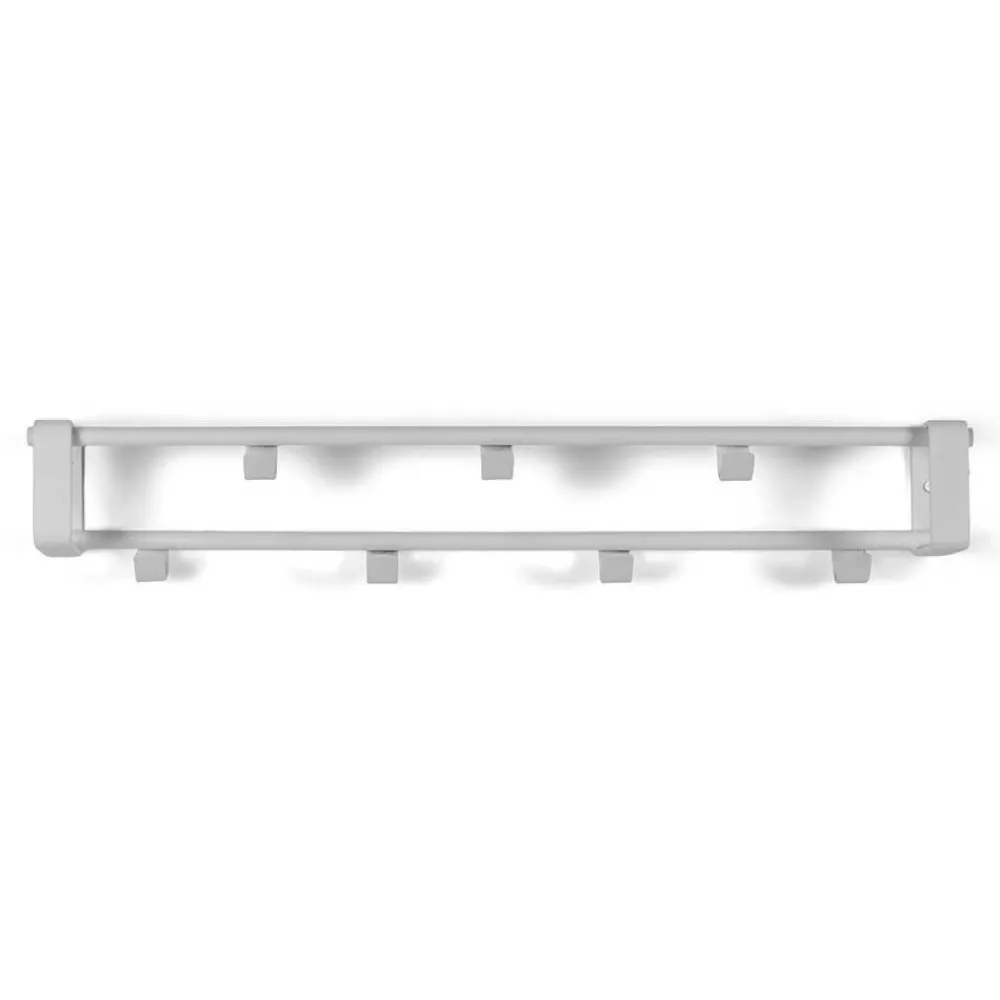 Wohnen Garderoben<Weiße Stahl-Wandgarderobe mit 60cm Breite - Torosma