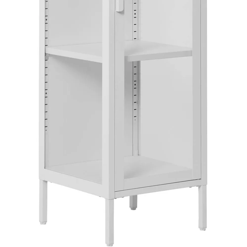 Wohnen Vitrinen<Weiße Vitrine aus Stahl - Sancrez