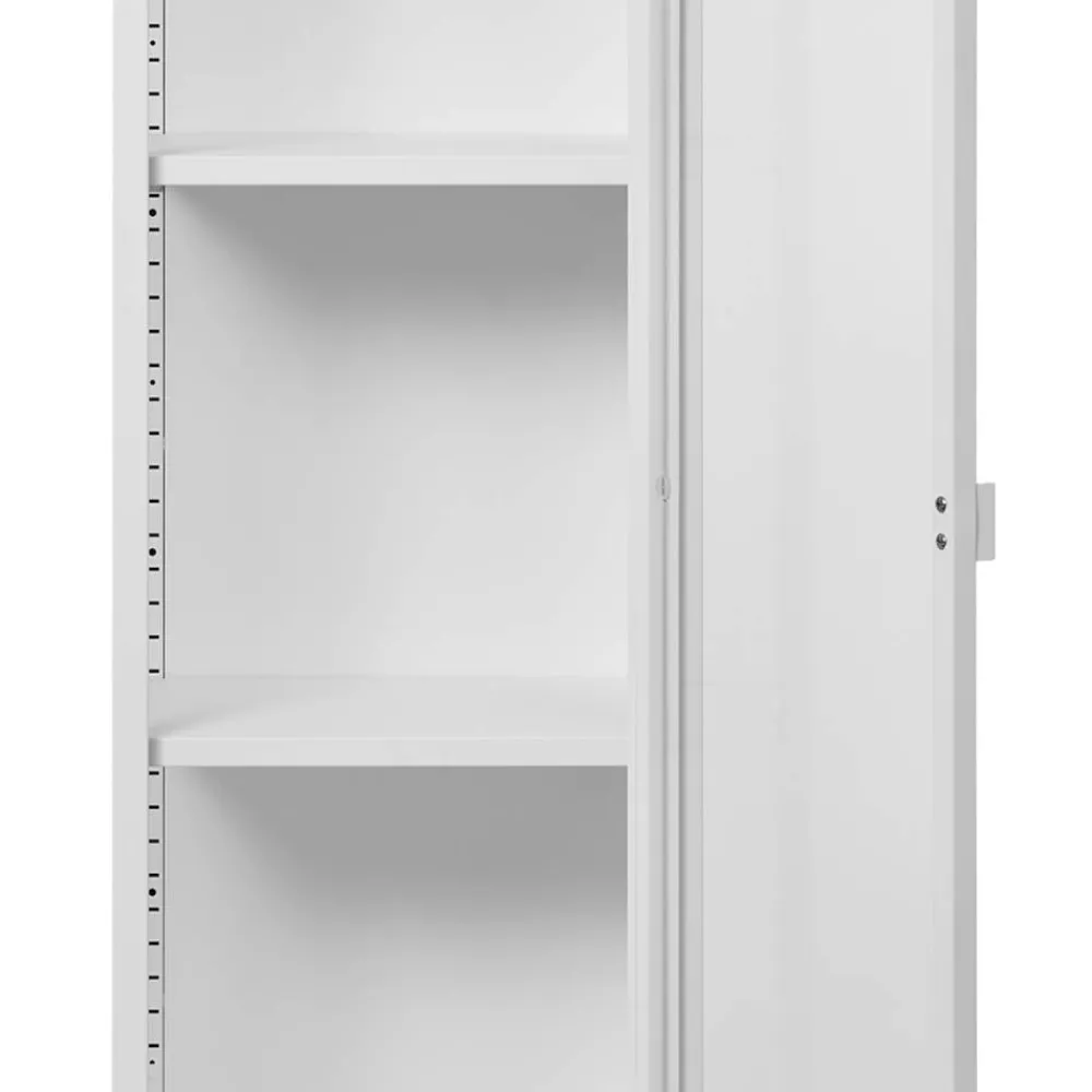 Wohnen Vitrinen<Weiße Vitrine aus Stahl - Sancrez