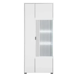 Wohnen Vitrinen<Weiße Vitrine fürs Wohnzimmer - Dualkos