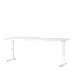 Wohnen Tische<Weißer Bürotisch manuell höhenverstellbar - Sparkle