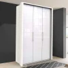 Wohnen Kleiderschränke|Schränke<Weißer Kleiderschrank mit 150 cm Breite - Dolienca