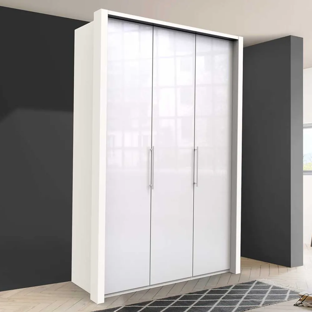Wohnen Kleiderschränke|Schränke<Weißer Kleiderschrank mit 150 cm Breite - Dolienca