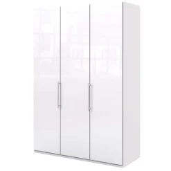 Wohnen Kleiderschränke|Schränke<Weißer Kleiderschrank mit 150 cm Breite - Dolienca