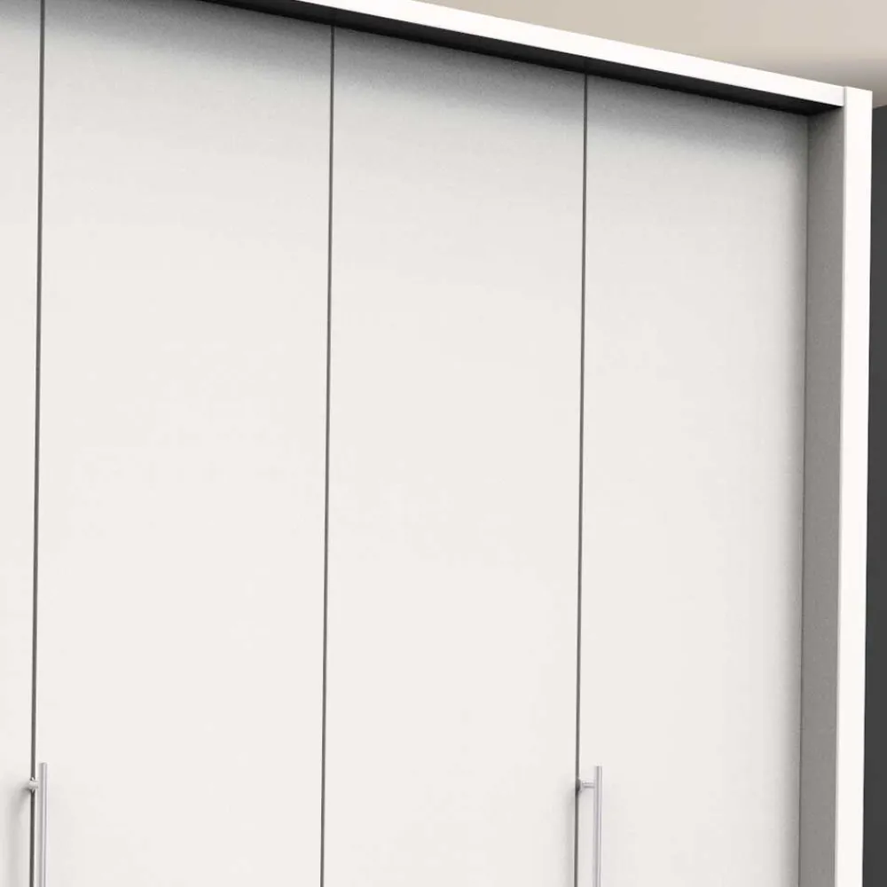 Wohnen Kleiderschränke<Weißer Kombi-Kleiderschrank mit acht Schubladen - Donpiave