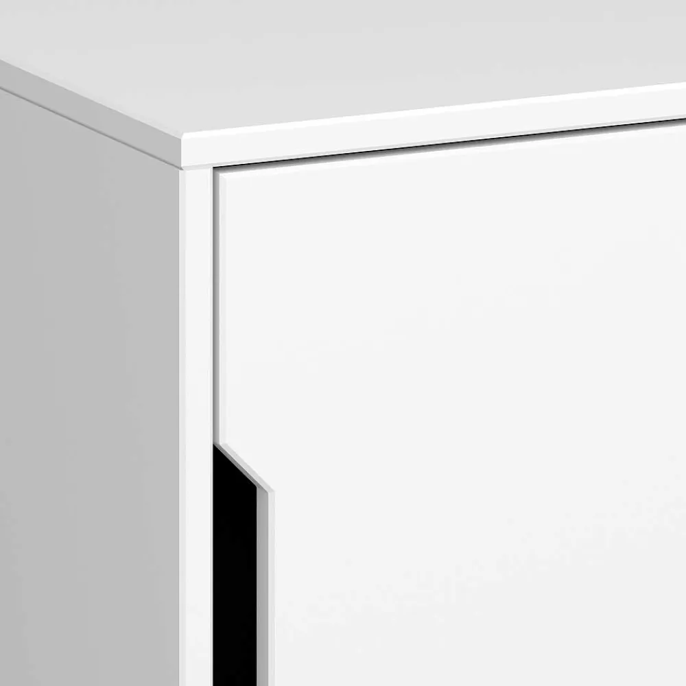 Wohnen Kommoden<Weißer Nachtschrank im Skandi Design - Naidlas