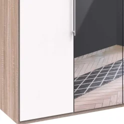 Wohnen Kleiderschränke|Schränke<Weißer Schlafzimmer-Schrank mit Spiegeln - Vaclyn