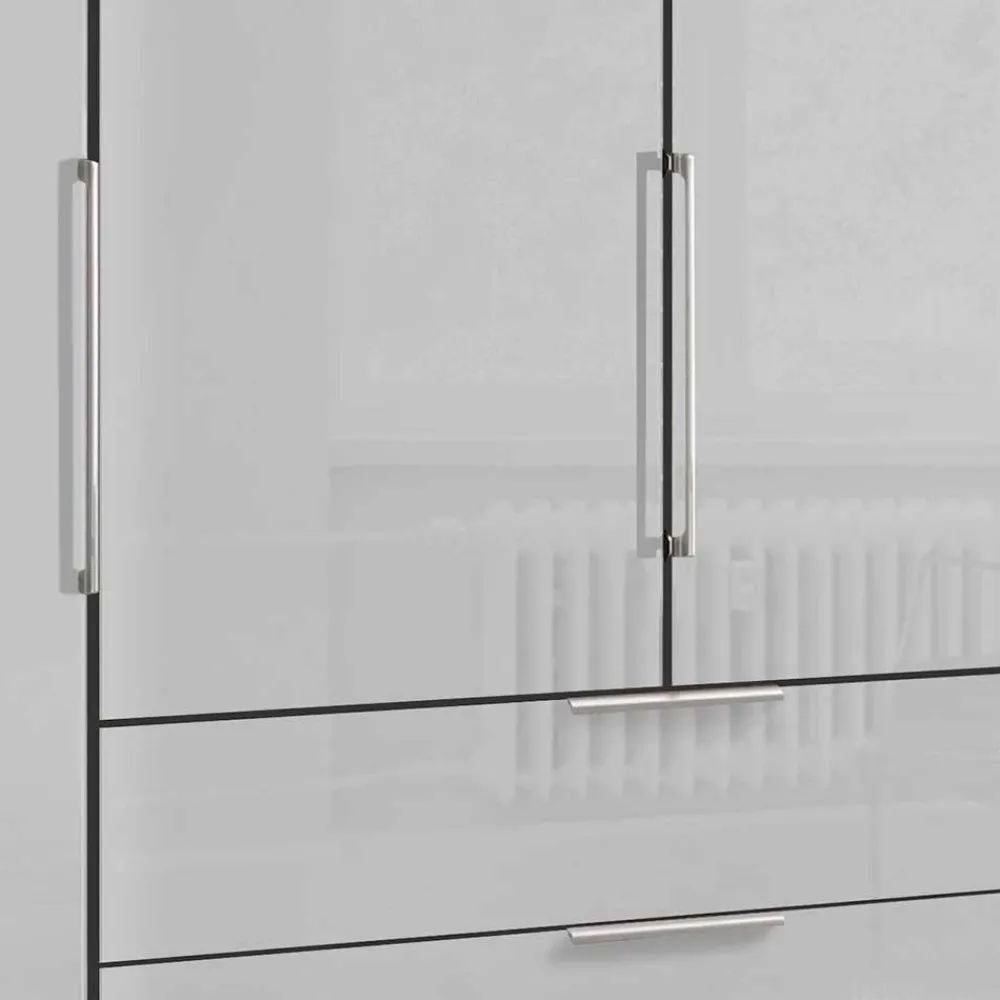 Wohnen Kleiderschränke|Schränke<Weißer Schlafzimmerschrank 3-türig - Rhoen