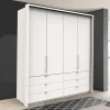 Wohnen Kleiderschränke|Schränke<Weißer Schlafzimmerschrank mit Falttüren - Donpiave
