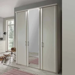 Wohnen Kleiderschränke|Schränke<Weißer Schlafzimmerschrank Ronis mit drei Türen