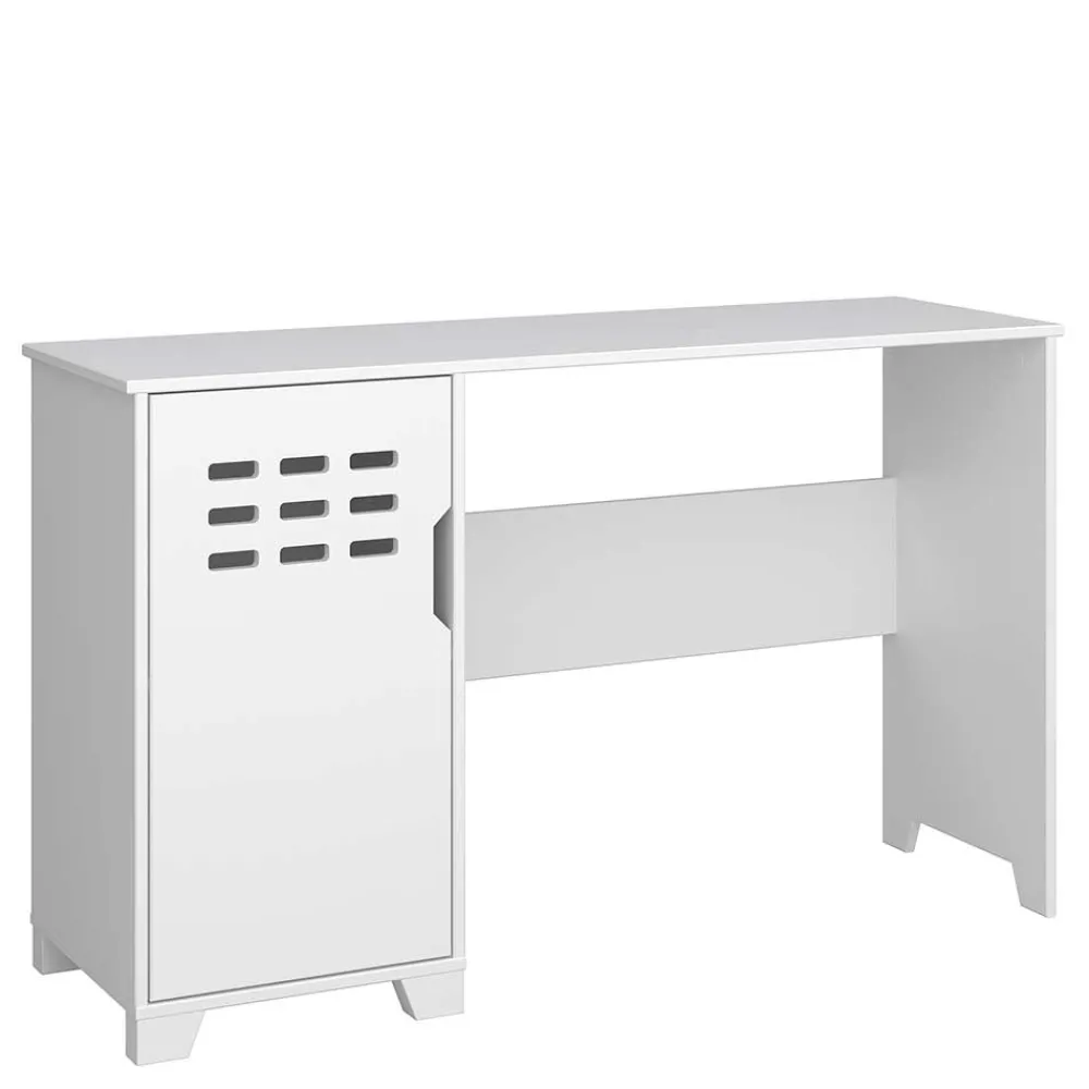 Wohnen Tische<Weißer Schreibtisch im Skandi Design - Naidlas