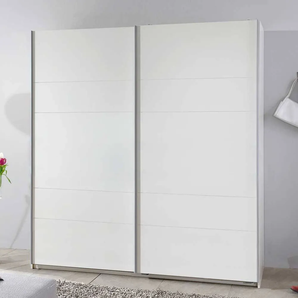 Wohnen Kleiderschränke<Weißer Schwebetürenschrank 179 cm breit - Ordinia
