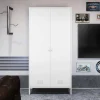 Wohnen Vitrinen<Weißer Universalschrank aus Metall - Elyett