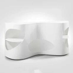 Wohnen Sideboards<Weißes Design Hochglanzregal mit 5 Fächern - Scarula