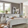 Wohnen Betten<Weißes Doppelbett im Landhaus Look - Flinn