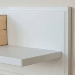 Wohnen Regale<Weißes Hängeboard aus Massivholz - Presto