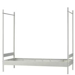 Wohnen Betten<Weißes Metallbett mit Baldachin - Jenva