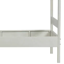Wohnen Betten<Weißes Metallbett mit Baldachin - Jenva