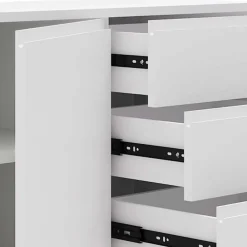 Wohnen Sideboards<Weißes Sideboard 150cm mit Haarnadel Beinen - Donny