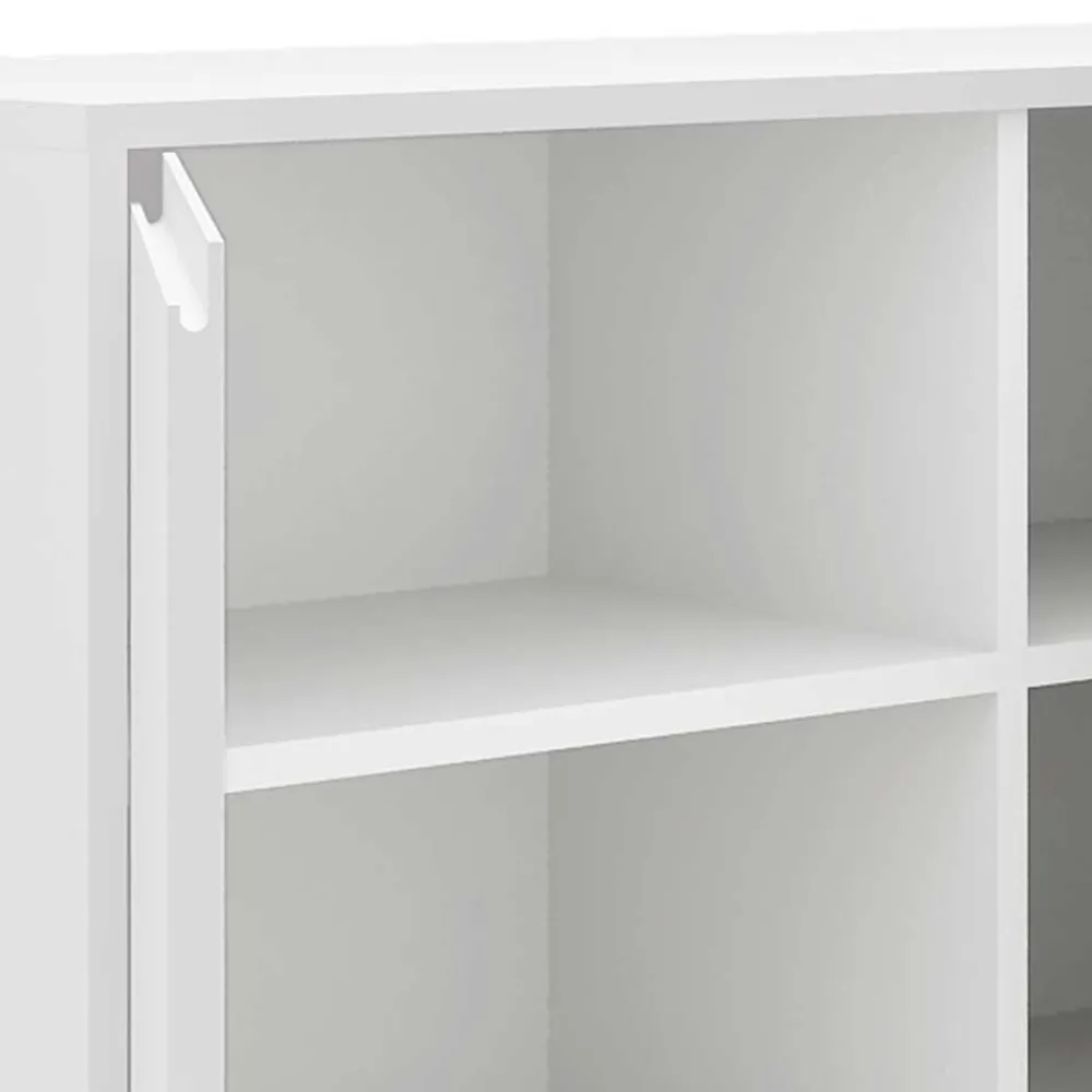 Wohnen Sideboards<Weißes Sideboard 150cm mit Haarnadel Beinen - Donny